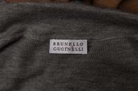 Brunello Cucinelli Knit and Suede Dress