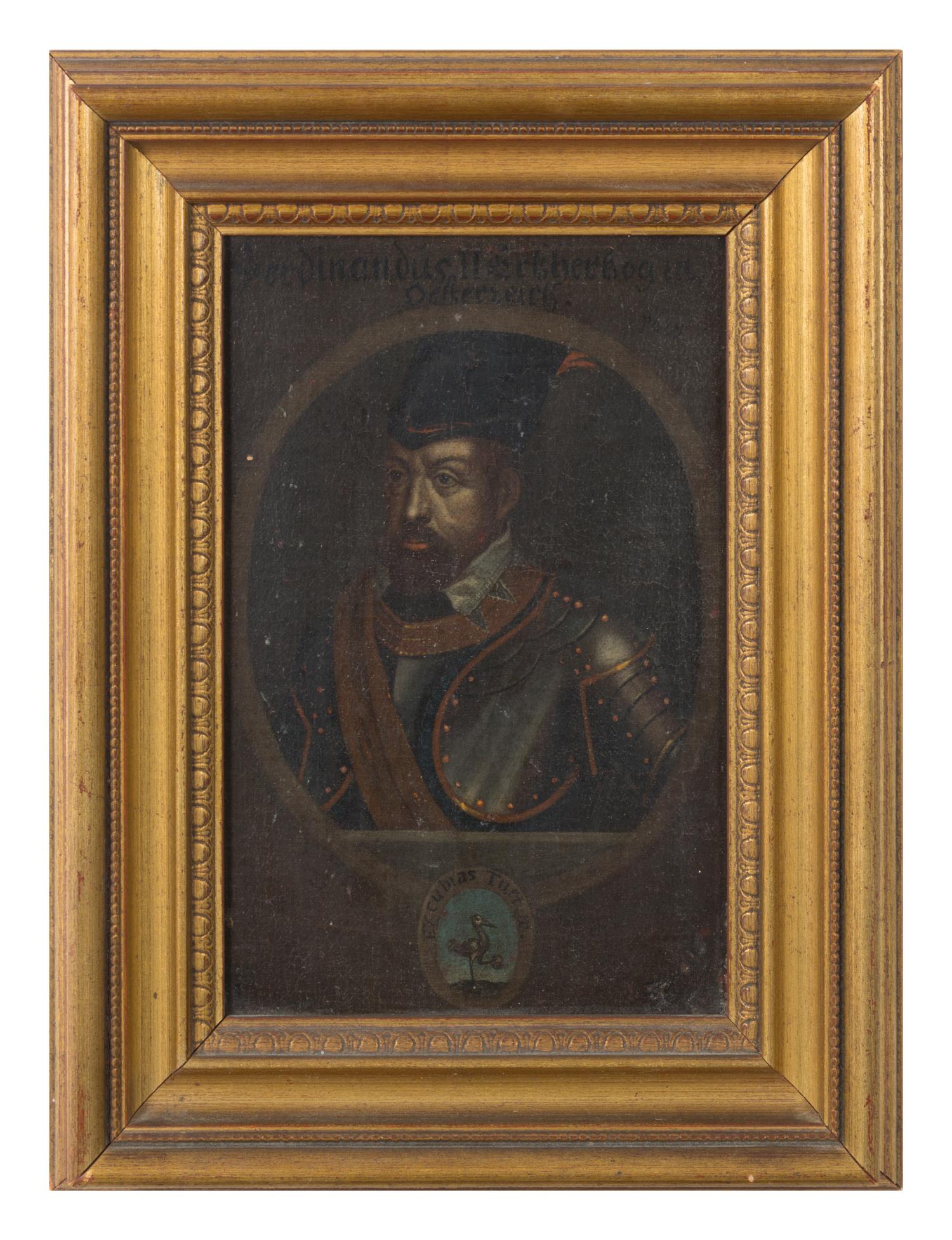 Continental School, (17th century), Portrait of Ferdinand II and Ferdinand III (two works)