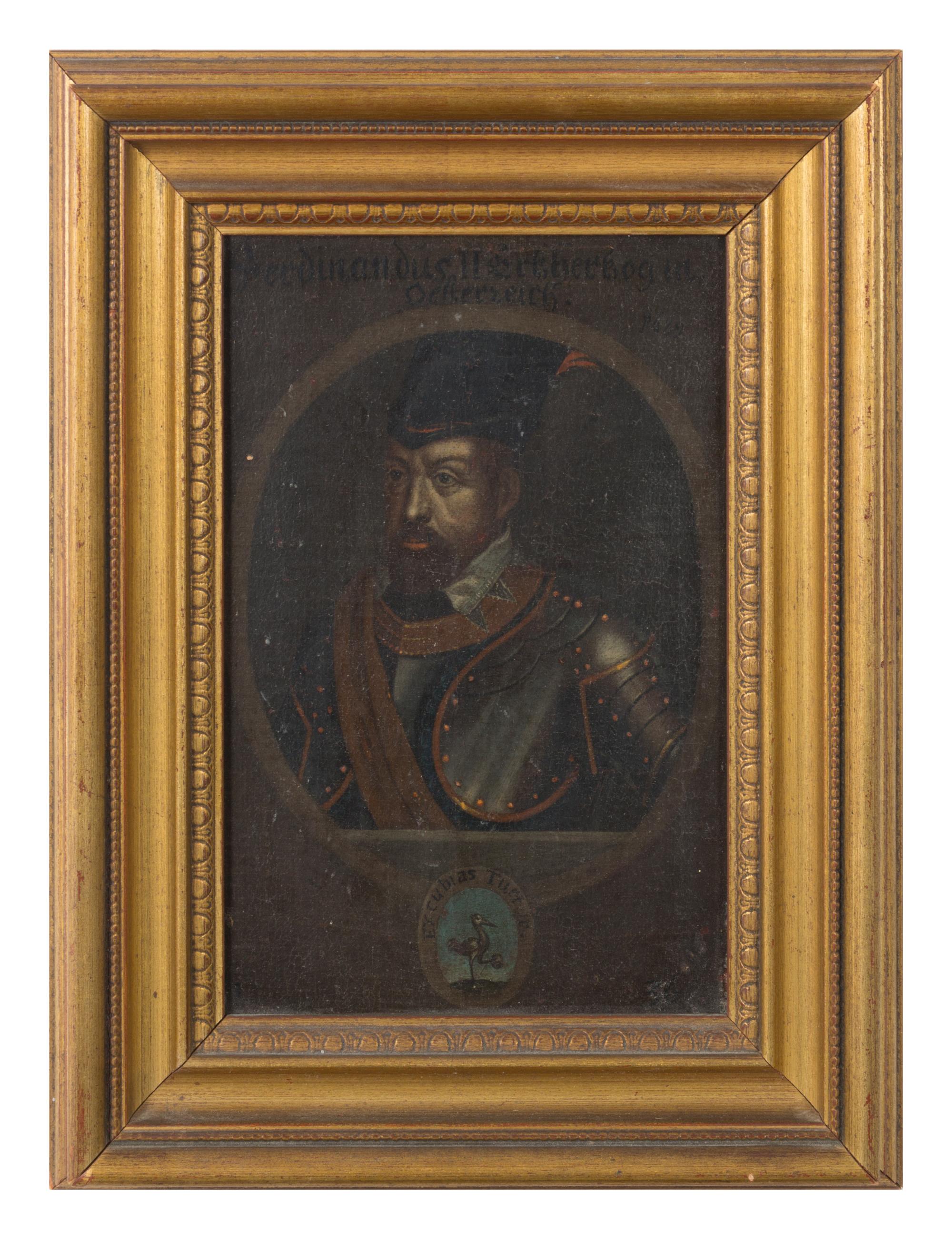 Continental School, (17th century), Portrait of Ferdinand II and Ferdinand III (two works)