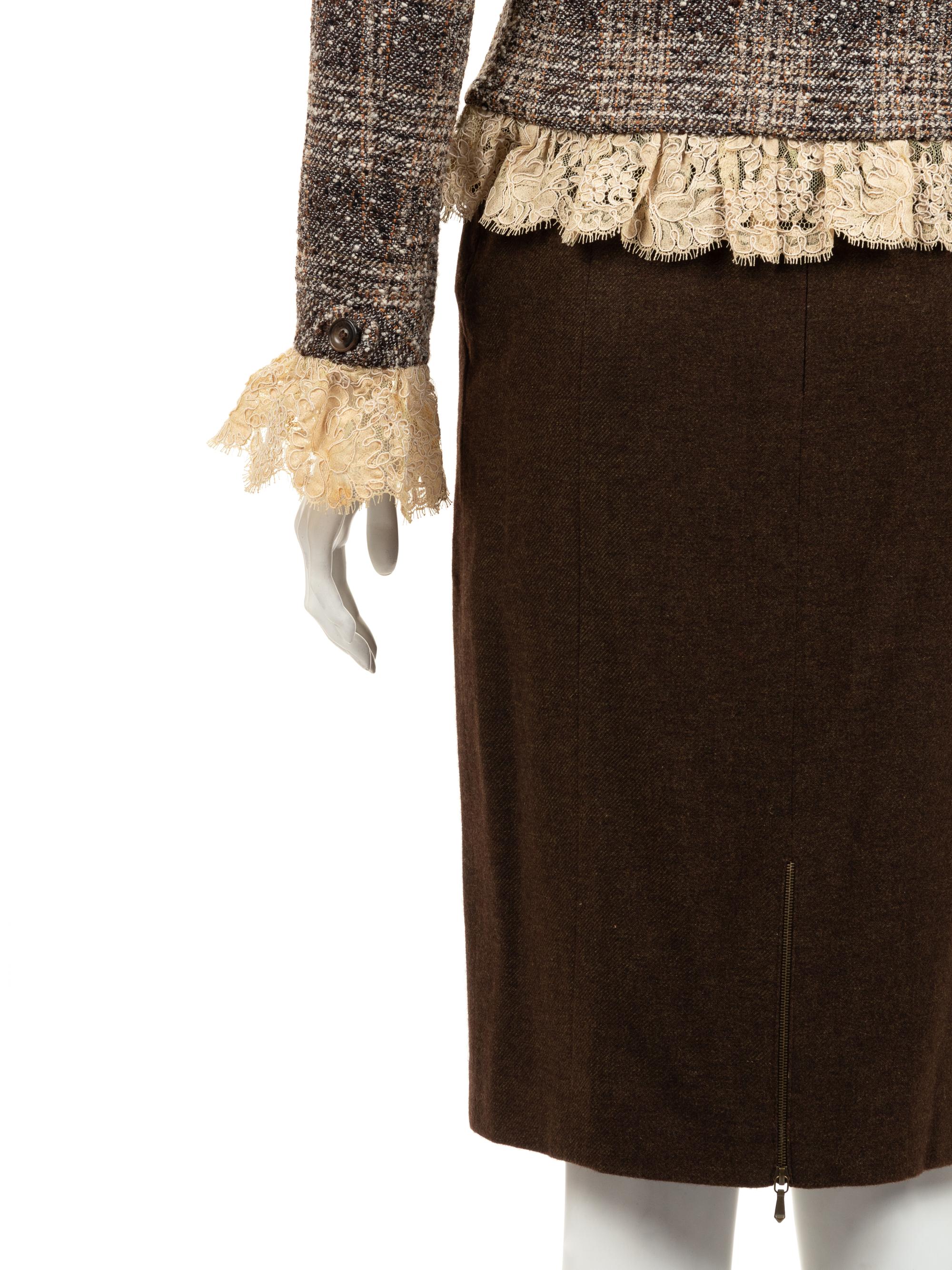 Three Designer Skirt Ensembles: Valentino, Chanel, 1980-2000s