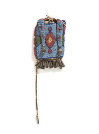 Fort Peck Assiniboine-Sioux Beaded Hide Strike-a-Light