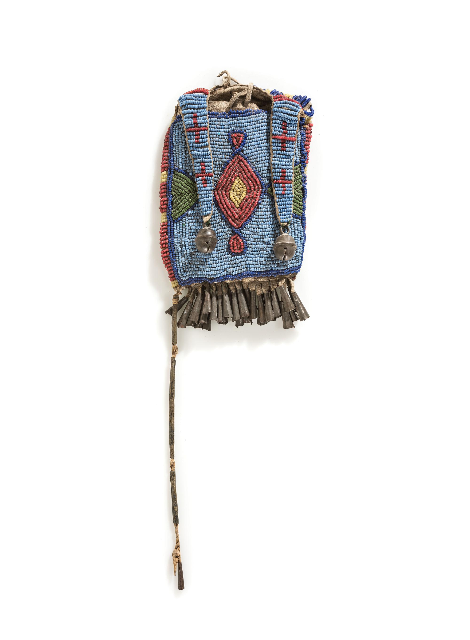 Fort Peck Assiniboine-Sioux Beaded Hide Strike-a-Light