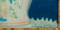 Three Italian Reverse Paintings on Glass