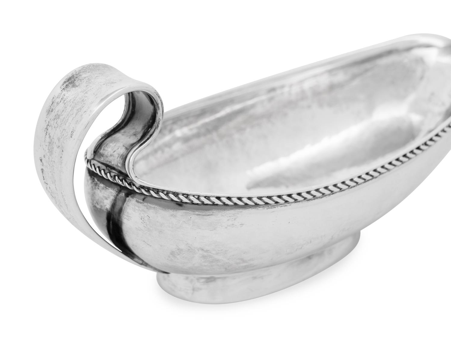 A Tiffany and Co. Silver Sauce Boat