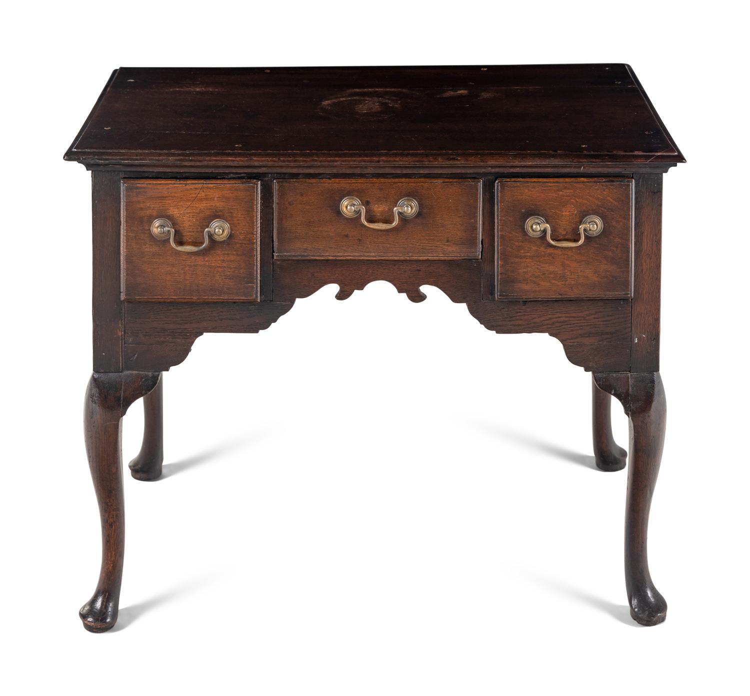 A George I Oak Dressing Table