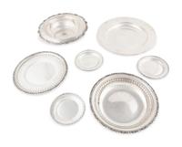 A Group of Seven American Silver Table Articles