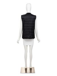 Moncler Sleeveless Puffer Trimmed with Mink