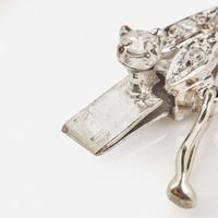 A Platinum, Emerald, and Diamond Necklace
