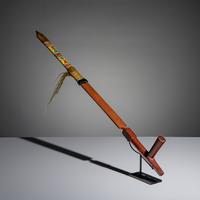 Sioux Quilled Pipe Stem, with Catlinite Bowl