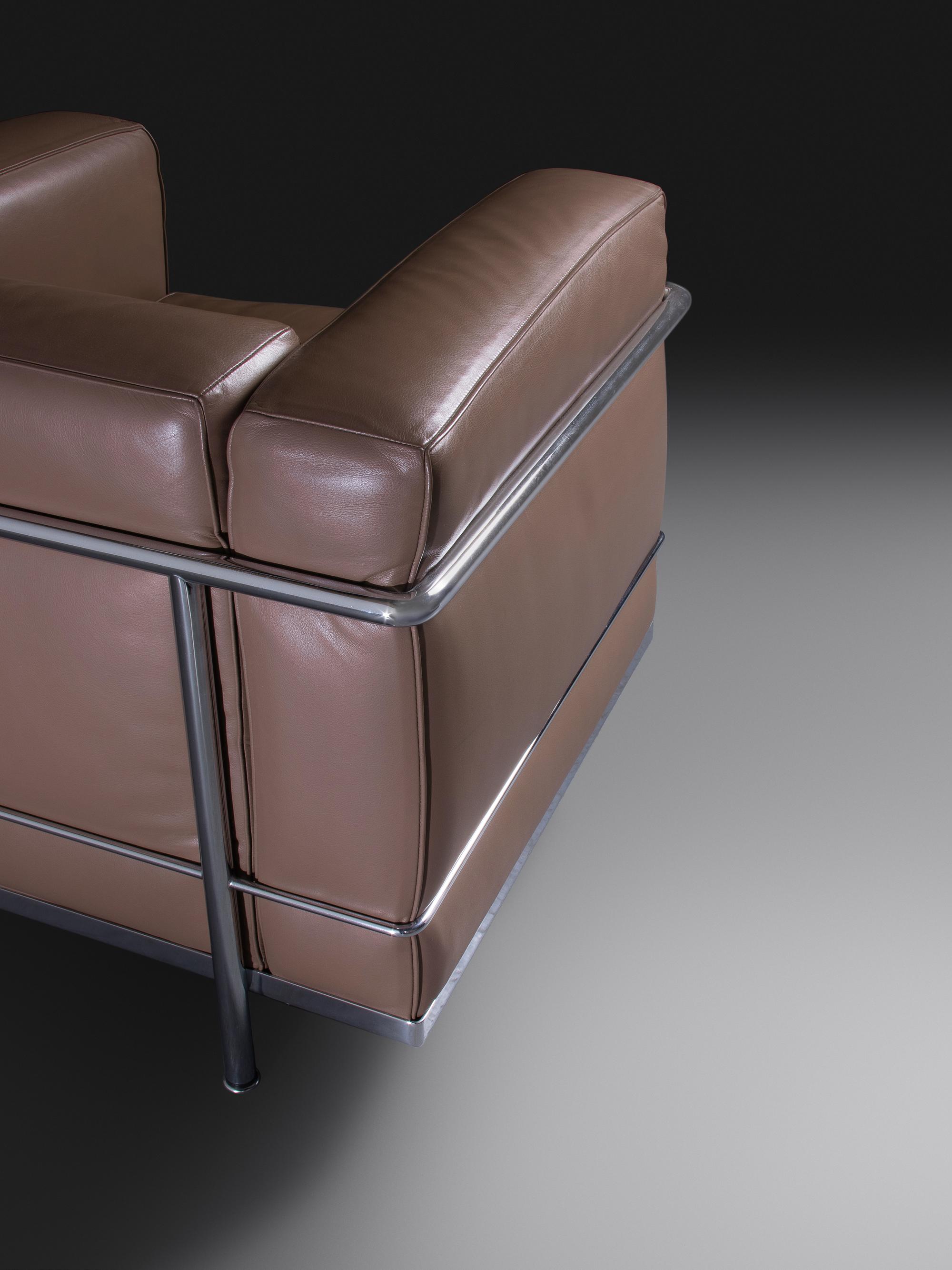 Pair of 'LC2' Lounge Chairs Cassina, Italy