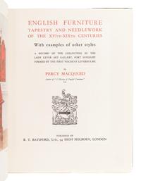 [FURNITURE & DECORATIVE ARTS]. TATLOCK, R. R. and Roger FRY, R. L. HOBSON, and Percy MACQUOID.