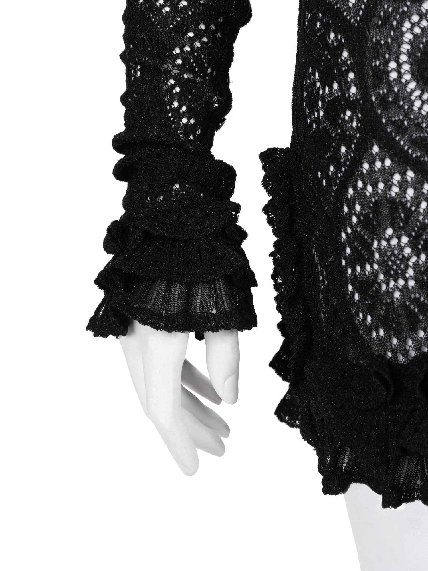 John Galliano Knit Cardigan Set, 2000-10s