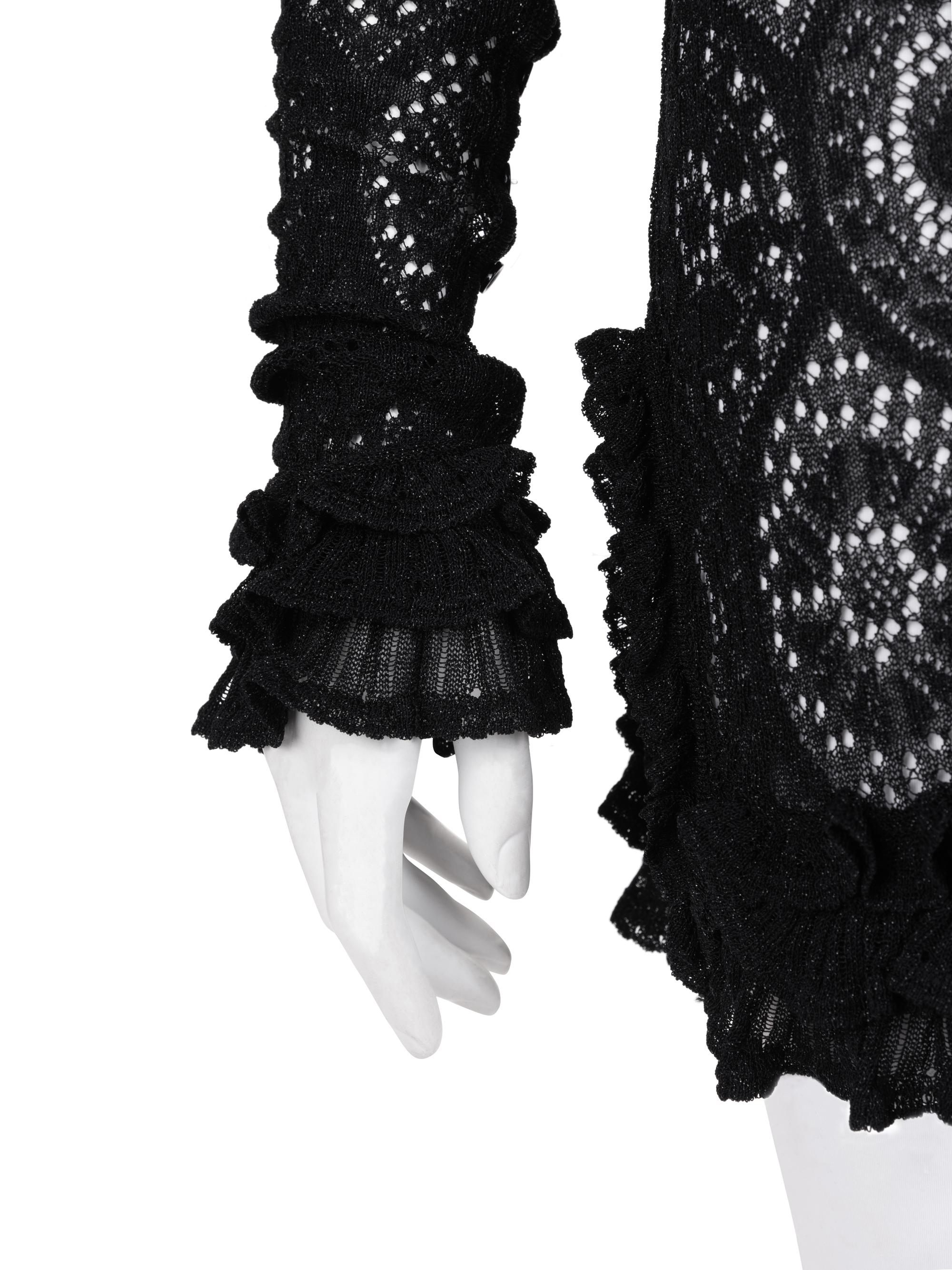 John Galliano Knit Cardigan Set, 2000-10s
