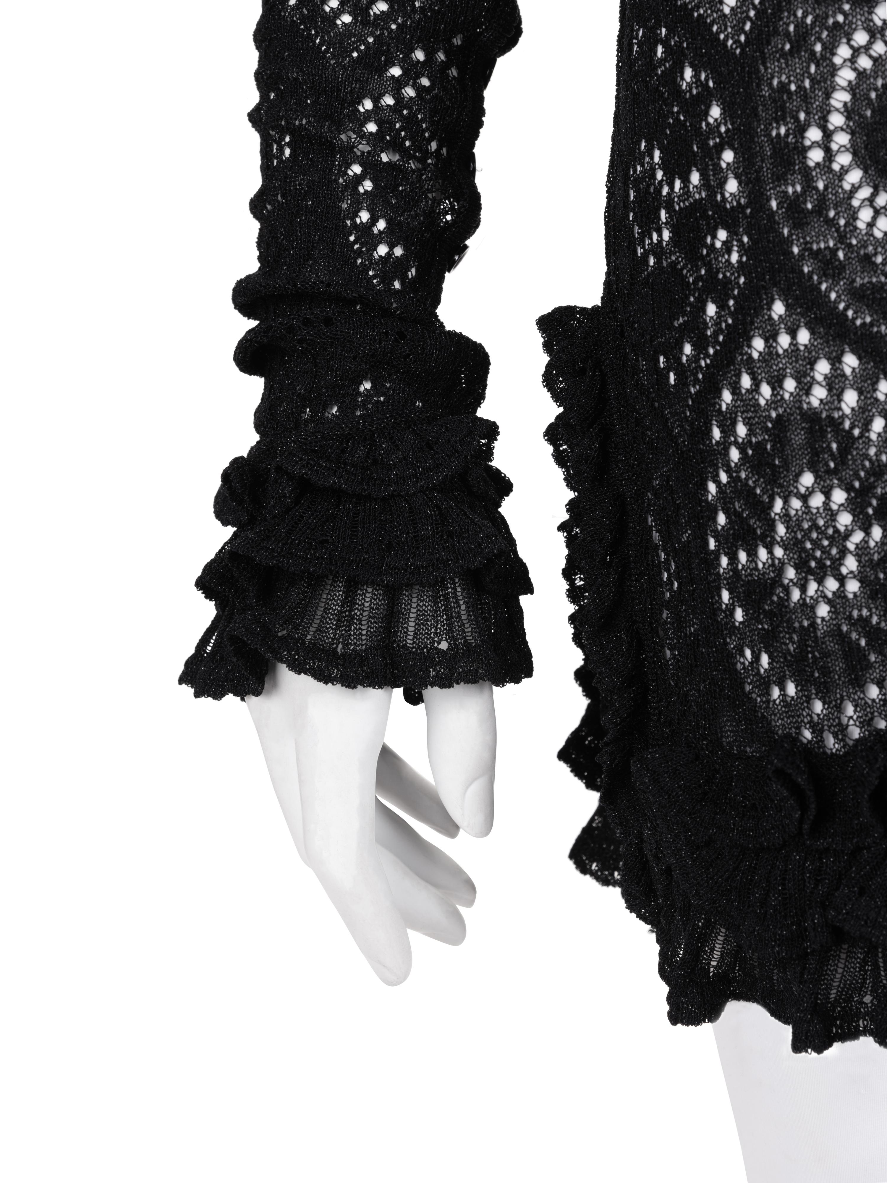 John Galliano Knit Cardigan Set, 2000-10s