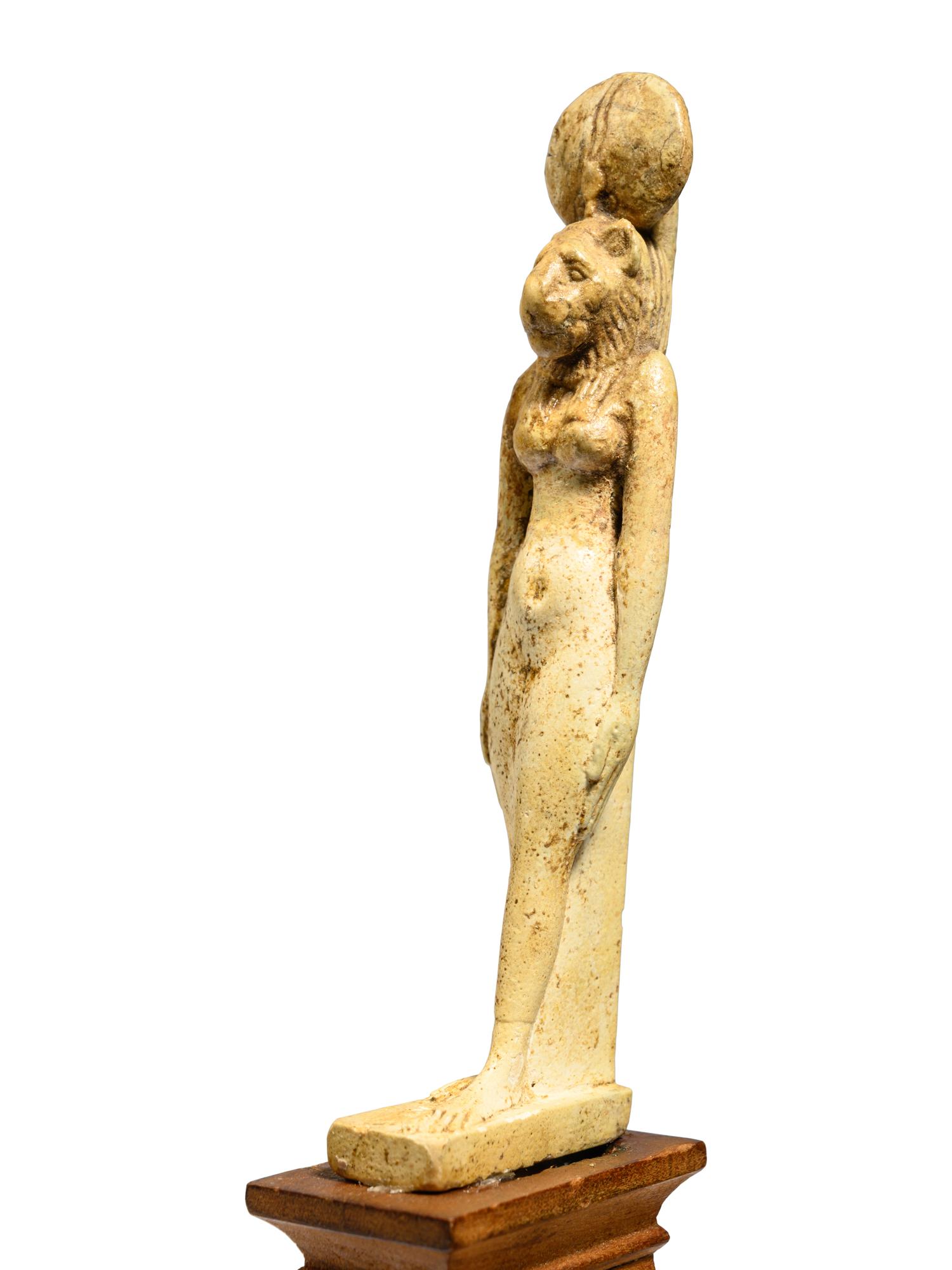 An Egyptian Faience Sekhmet