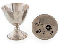 Sterling Silver Lidded Goblet