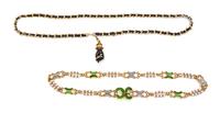 Two Vintage Chain Belts,