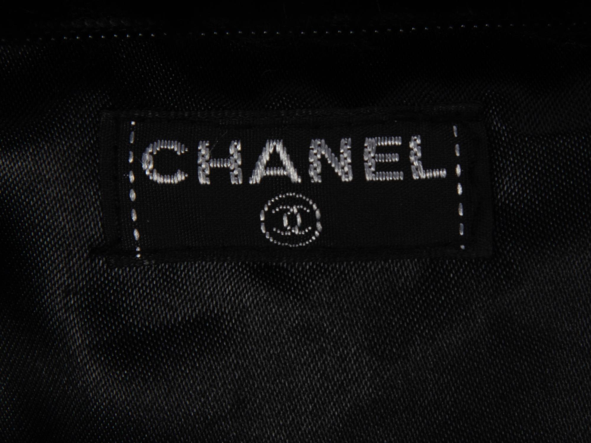Chanel Logo Muff in Rabbit Fur