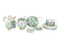 A Meissen Porcelain "Forget Me Not" Tea Service — 19TH CENTURY