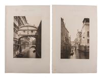 [EARLY PHOTOGRAPHY]. 25 images of Venice and Milan, including works by Ongania and Naya.