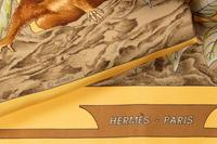 Three Designer Silk Scarves: Two Hermès & One Celine