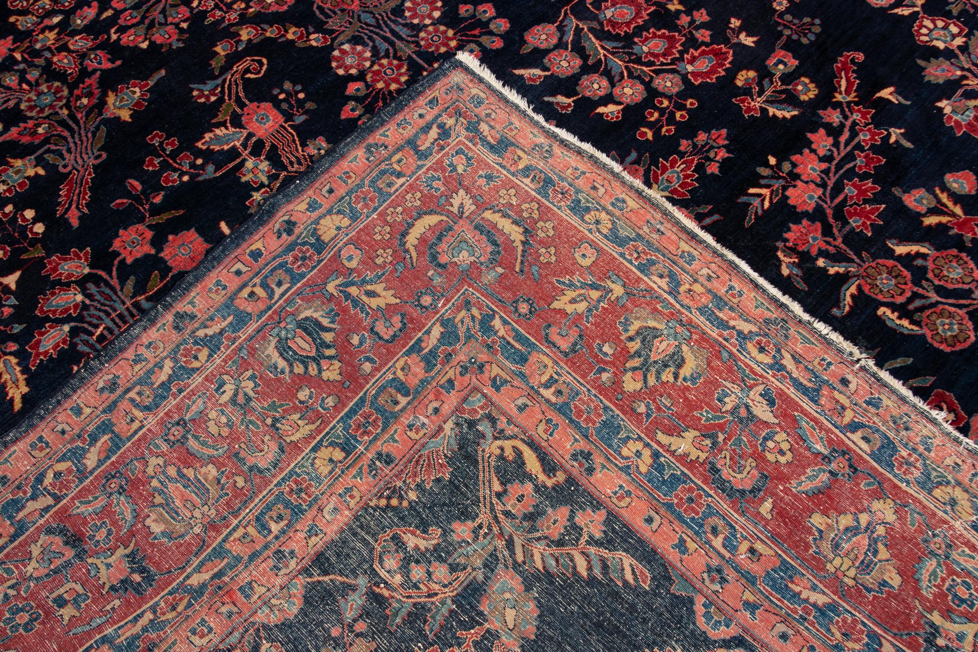 A Mohajeran Sarouk Wool Rug