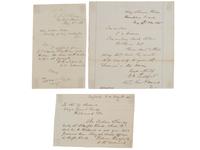 [CIVIL WAR - NAVY]. A group of 3 documents associated with Acting Rear Admiral William Radford (1809-1890) and the USS Phlox, comprising: