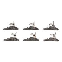 Six US Model 1861 Contract Rifle Musket Locks, Including: Union Arms Co, Eagleville & Manton Markings