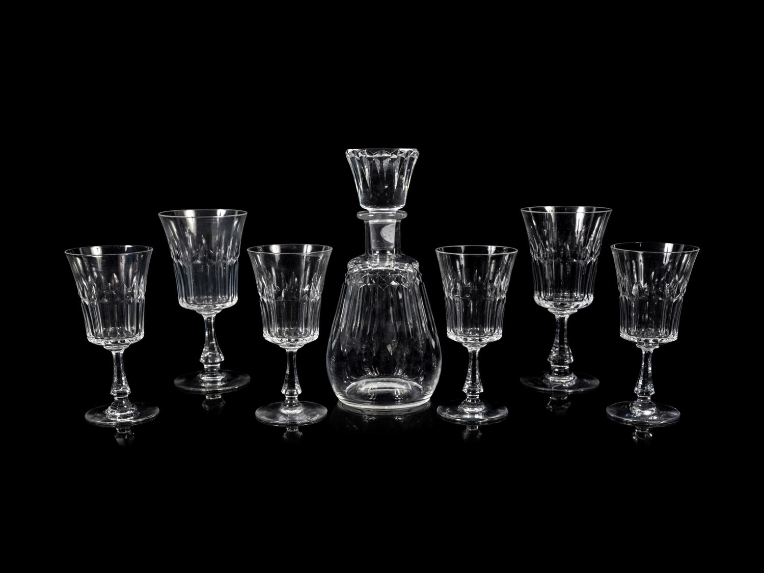 A Baccarat Stemware Service