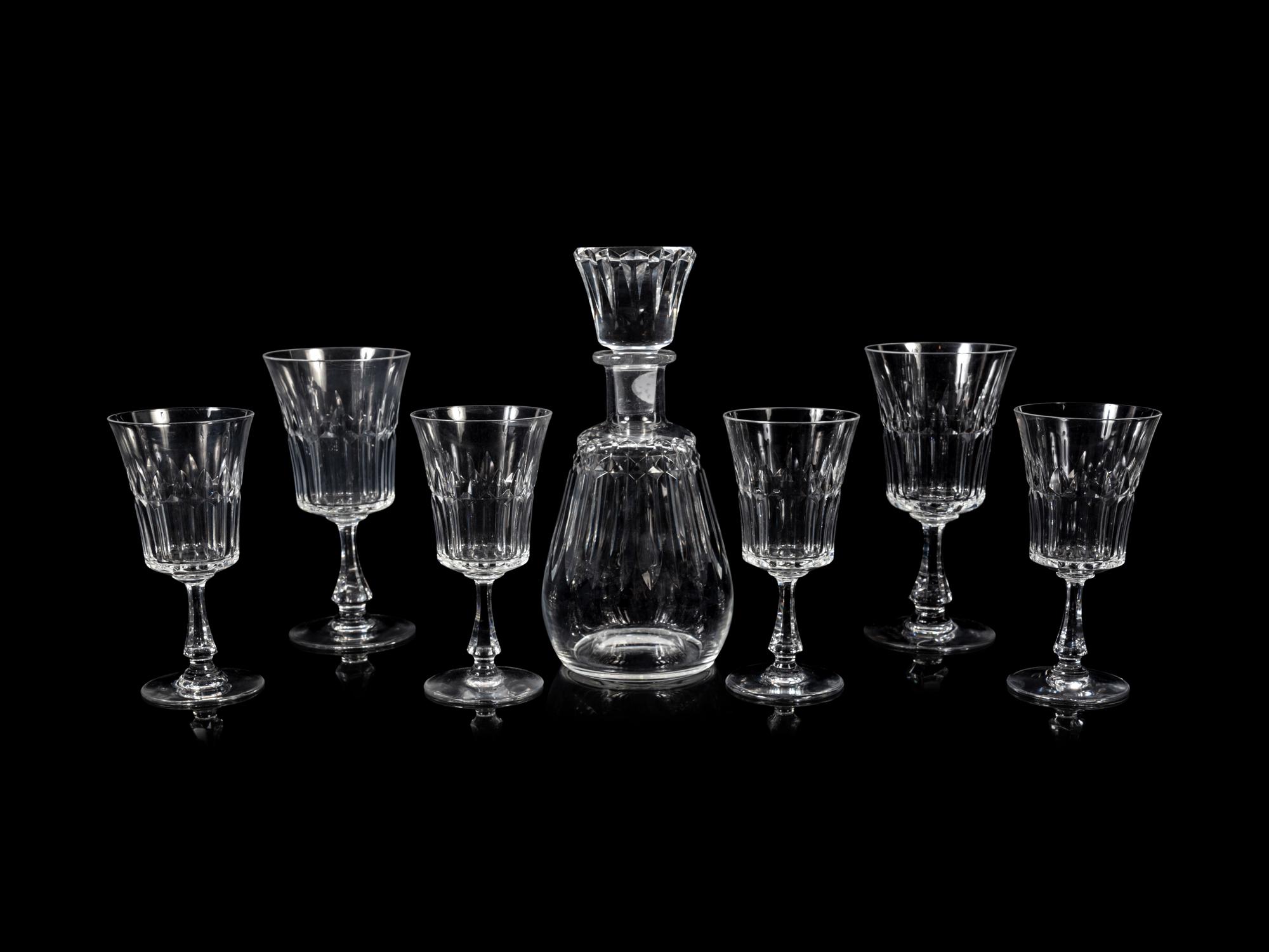A Baccarat Stemware Service