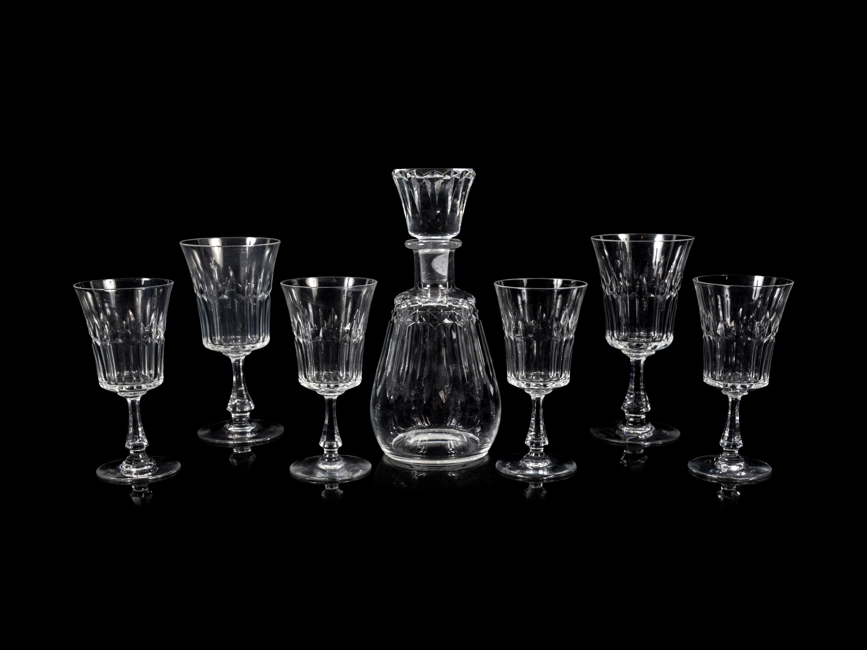 A Baccarat Stemware Service