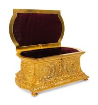 A Louis XV Style Gilt Bronze Casket — 20TH CENTURY