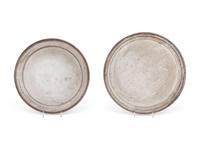 Two American Silver Salvers