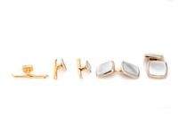 LARTER & SONS, MOTHER-OF-PEARL DRESS SET