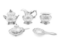 An Italian Silver Tea and Coffee Service