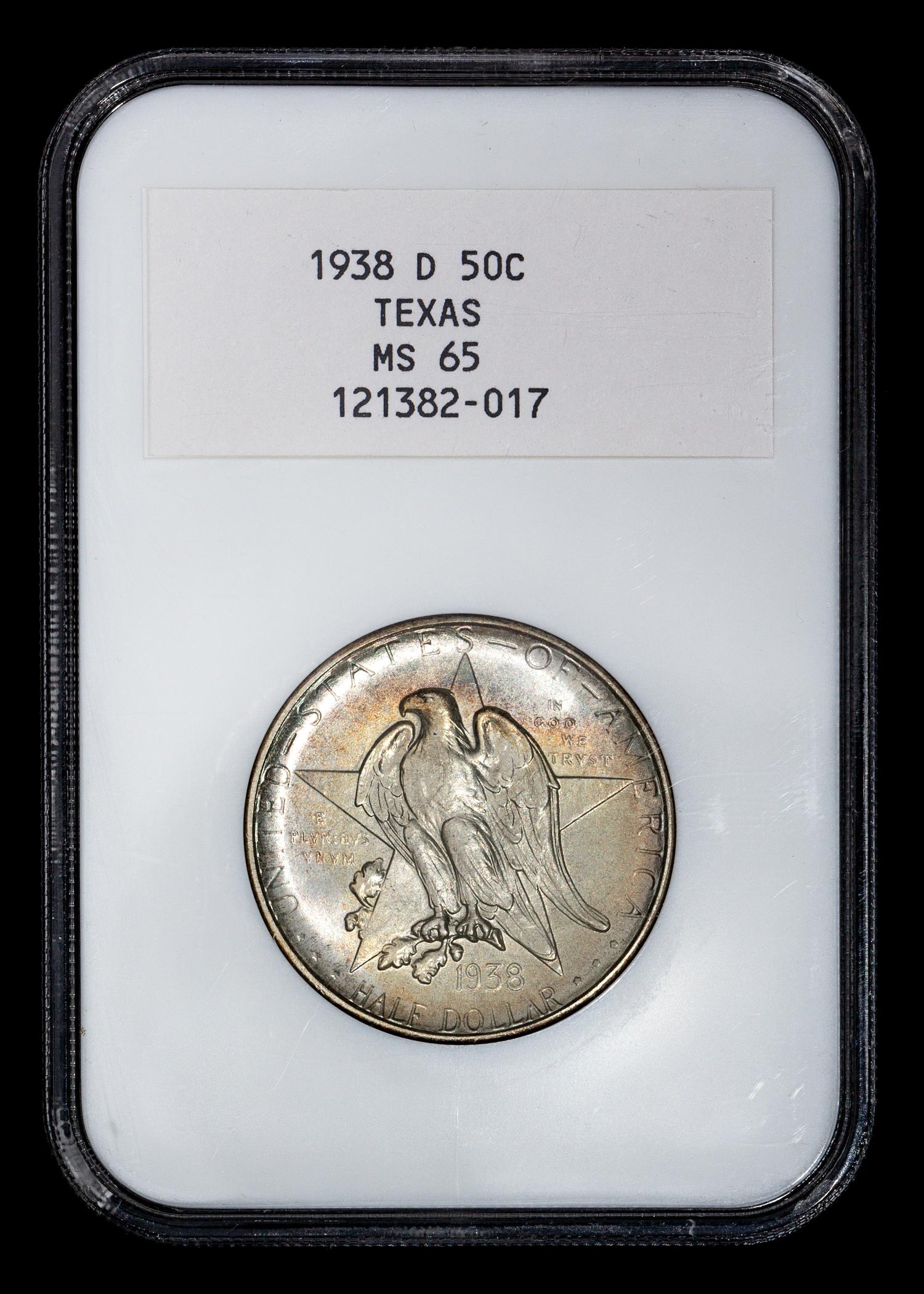 Three United States 1938, D & S Texas Commemorative 50c Coins