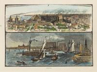 [ART AND ARCHITECTURE]. A group of 15 woodcut scenes of Chicago by R.R. Donnelly & Sons and others.