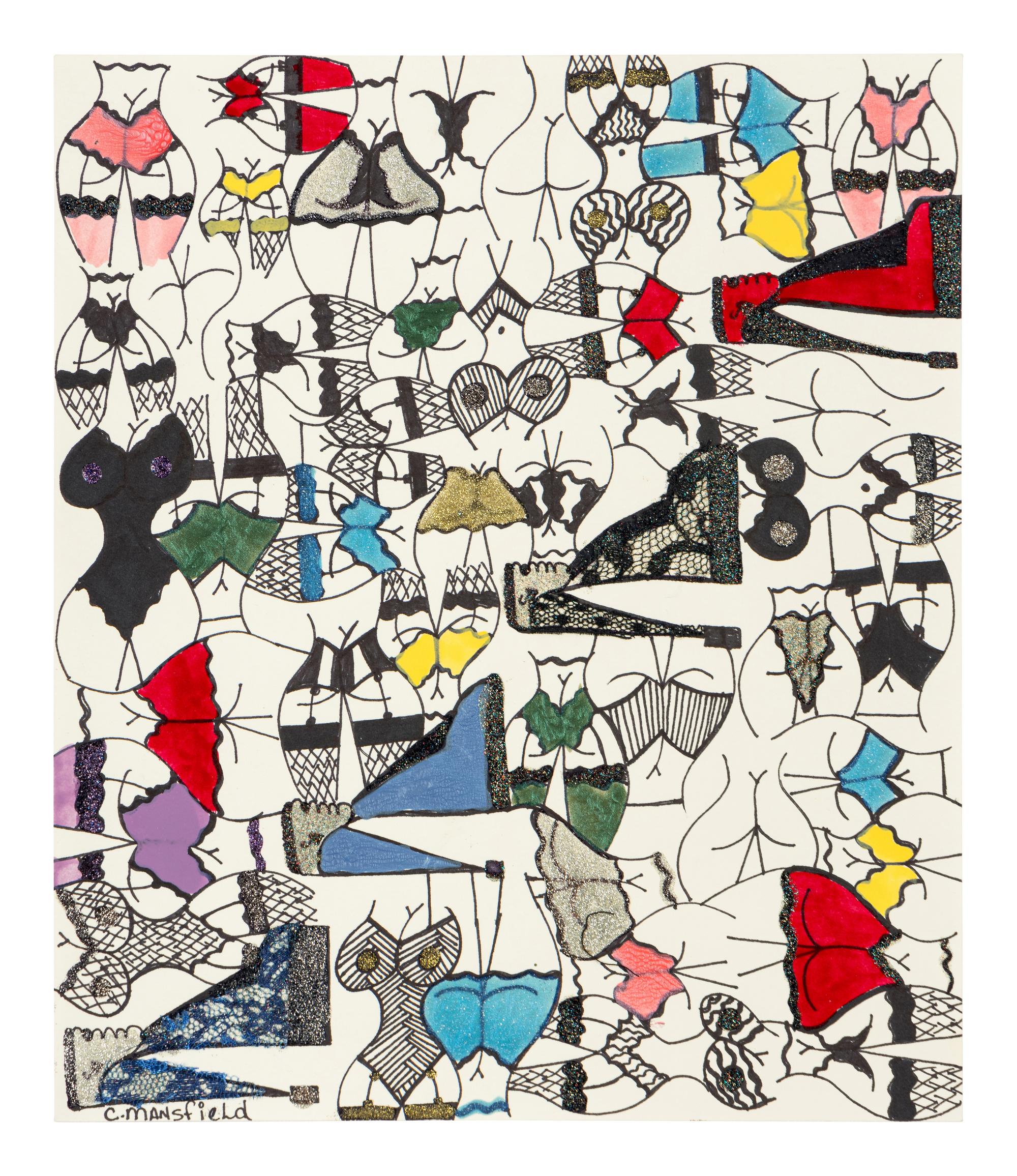 Untitled (Butts and Busts) (two works)