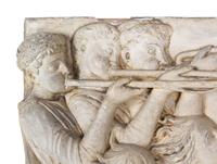 A Neoclassical Style Plaster Relief Panel