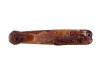 A Chinese Agate Belt Hook