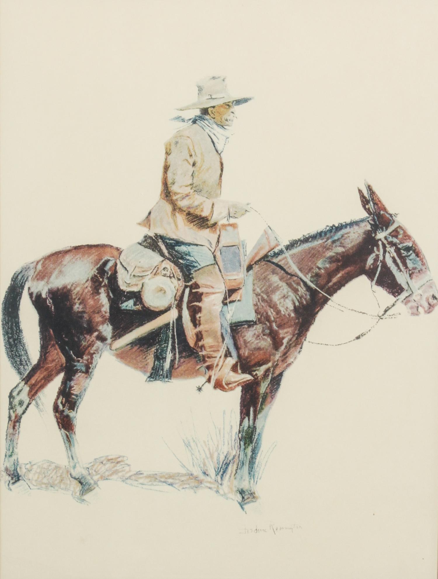 Remington, Frederic S., after (American, 1861-1909) Each 14 1/2 x 10 3/4 inches.