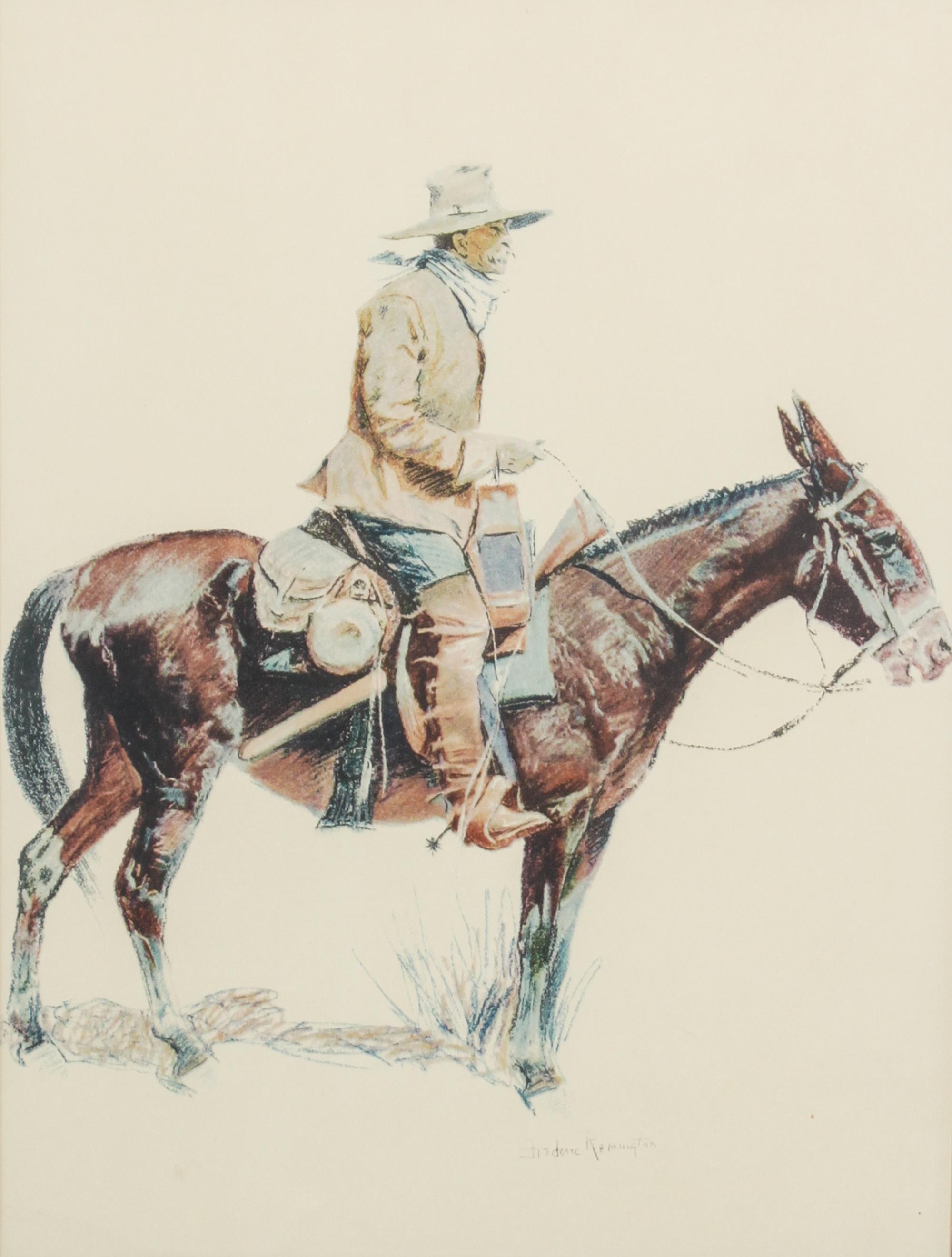 Remington, Frederic S., after (American, 1861-1909) Each 14 1/2 x 10 3/4 inches.