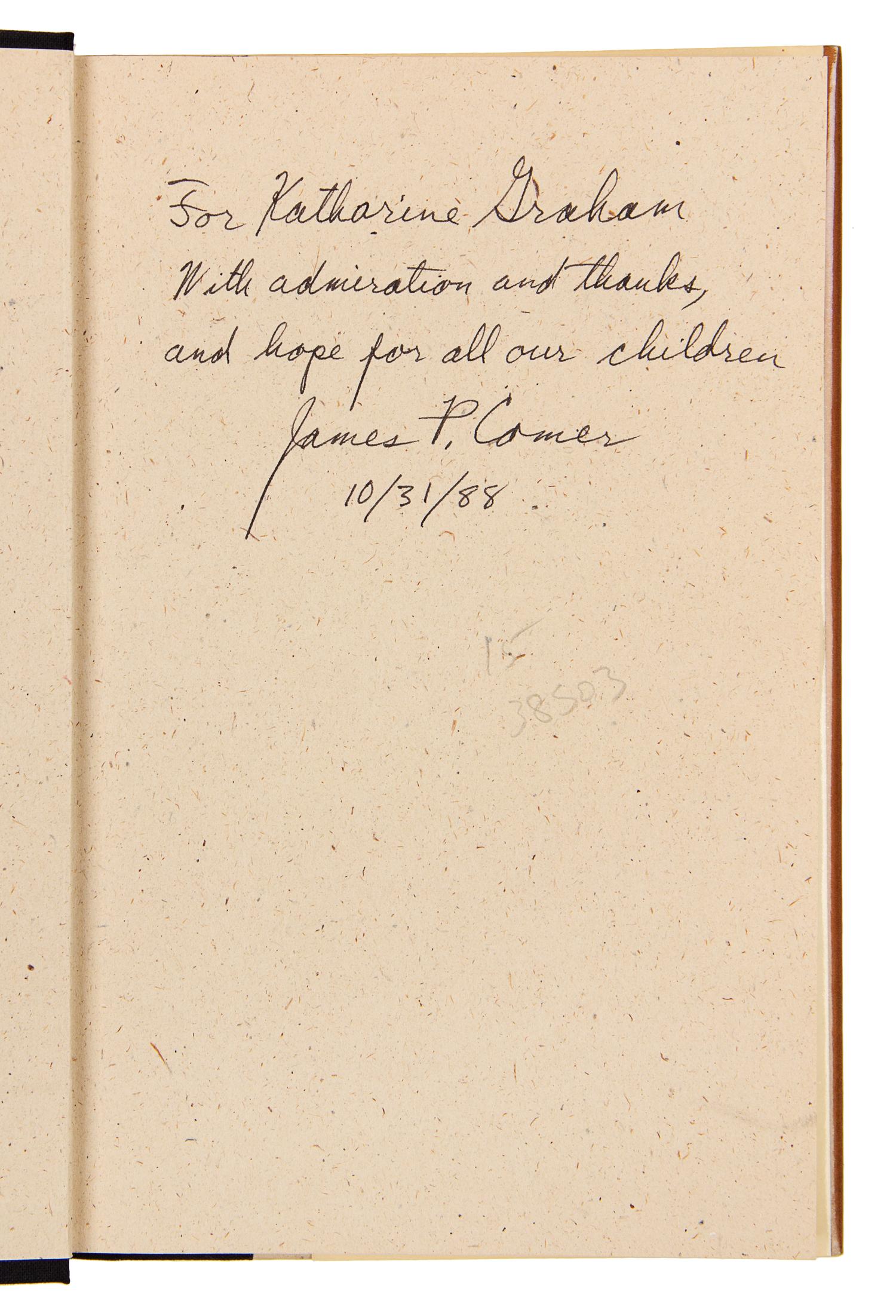[GRAHAM, KATHARINE]. A group of books from Katharine Graham's personal collection, ALL INSCRIBED TO GRAHAM BY THE AUTHORS.