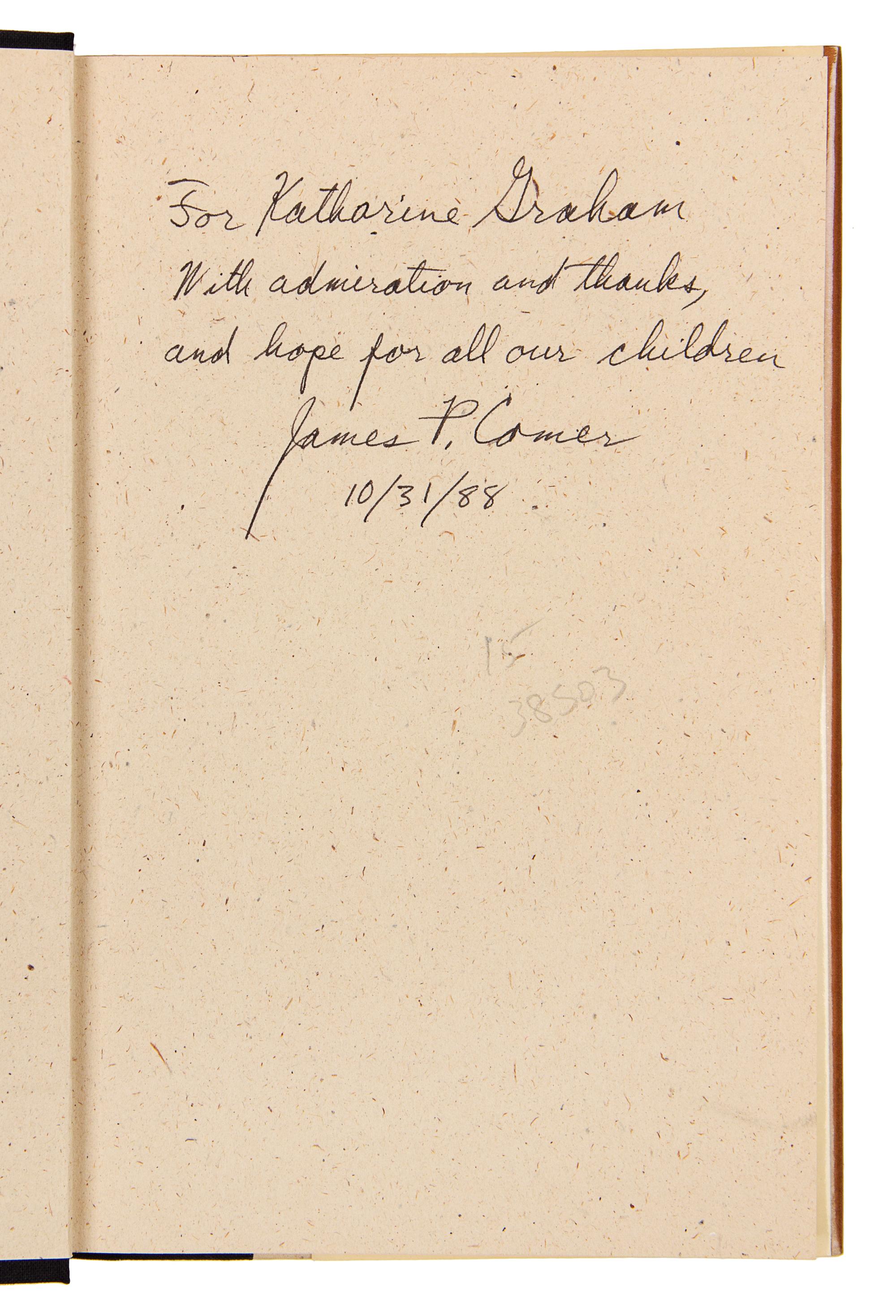 [GRAHAM, KATHARINE]. A group of books from Katharine Graham's personal collection, ALL INSCRIBED TO GRAHAM BY THE AUTHORS.
