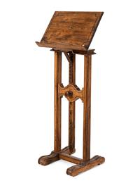 An Italian Carved Fruitwood Music-Stand
