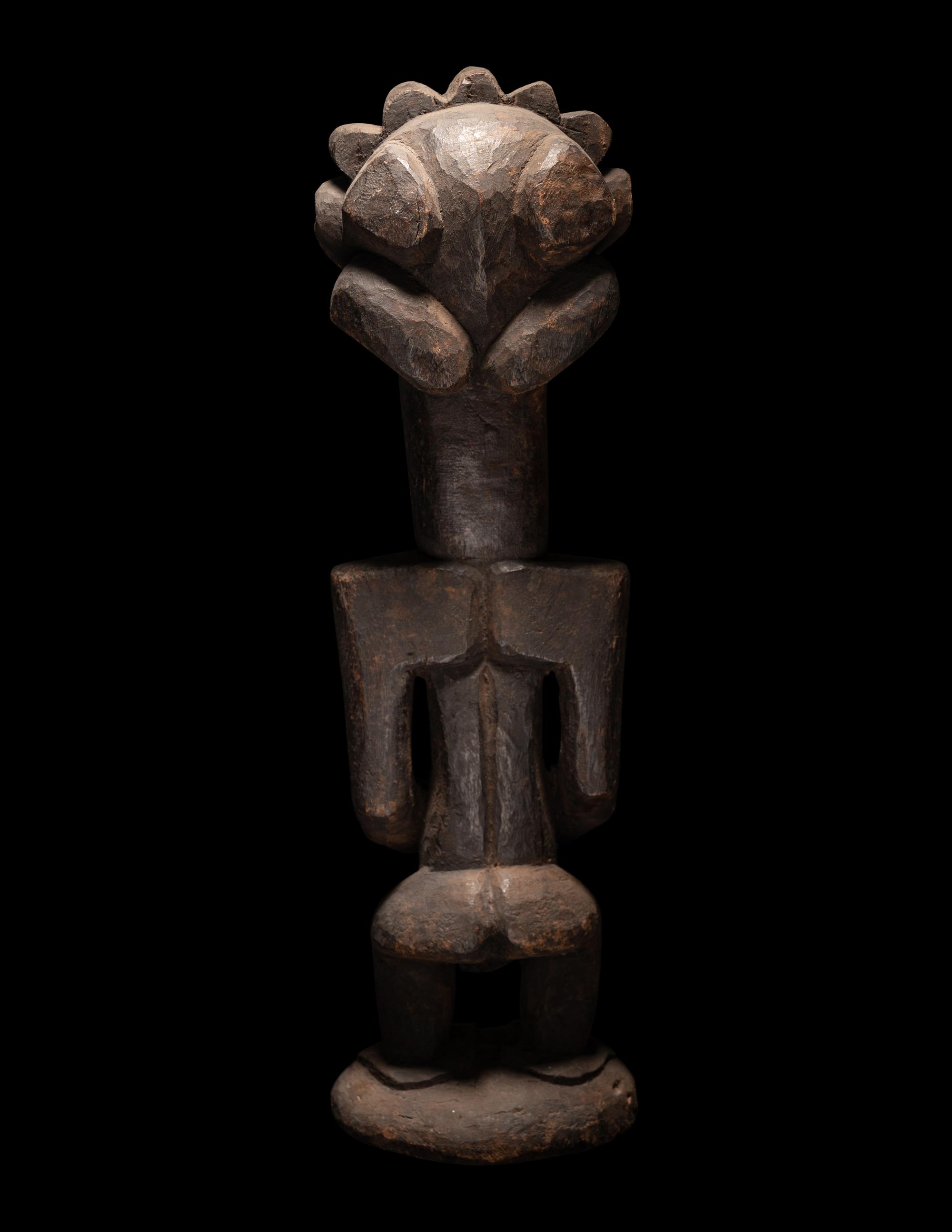 Three African Wood Figures