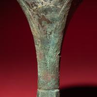 A Chinese Archaic Bronze Gu Vessel, Shang Dynasty — 商 青銅觚