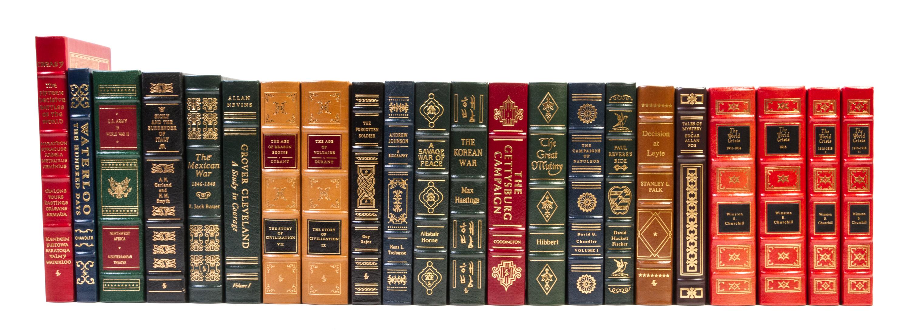 (EASTON PRESS) A group of 44 books.
