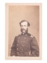 [CIVIL WAR]. A collection of items identified to General James Lyman Van Buren, incl. US Model 1860 Light Cavalry saber, buff saber belt, shoulder straps, insignia, and photographs.