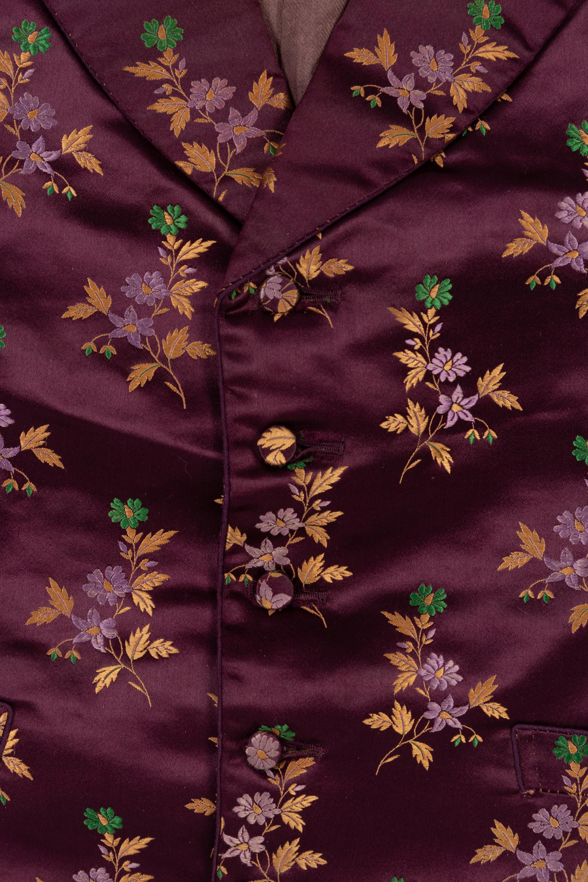 Three Men's 19th Century Waistcoats/Vests, 1840-1860